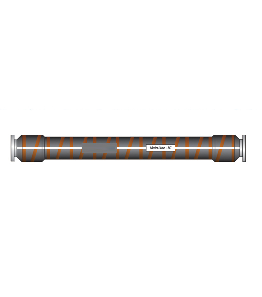 Single carcass catenary hose