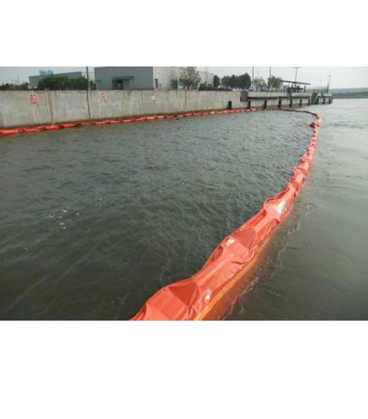 Solid float type PVC oil boom