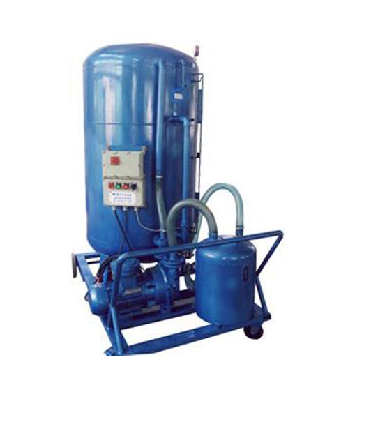Vacuum type oil machine